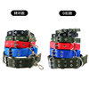Wholesale Military Green Sheep Dog Collar Small, Medium and Large Dog Swivel Buckle Dog Collar Double-Breasted Pet Dog Collar