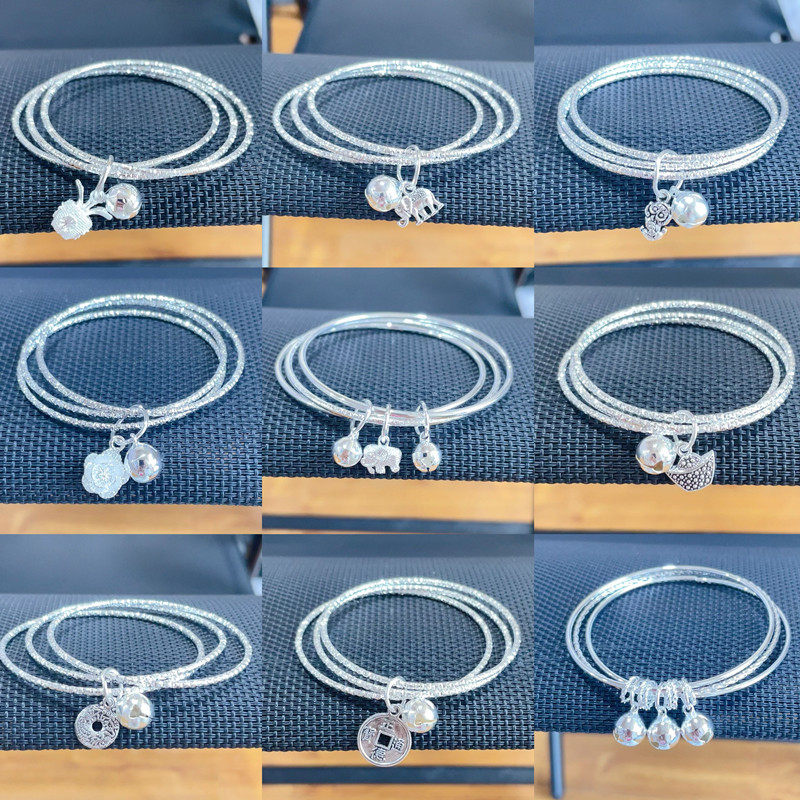 Three-ring girls' bracelets Apple fashionable baby's breath...