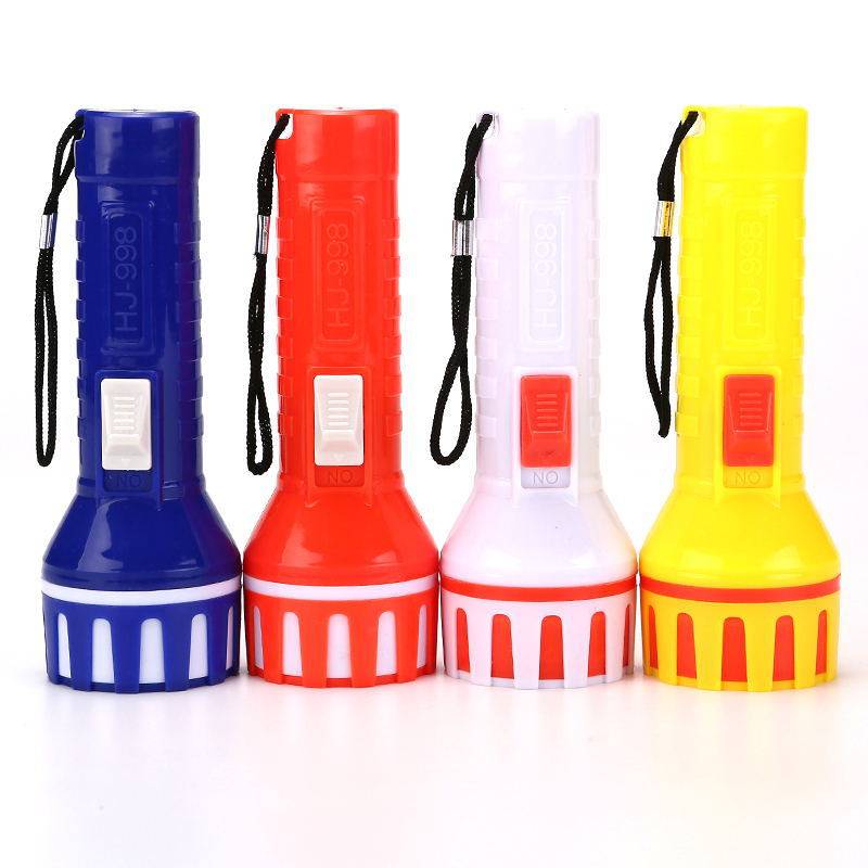 Factory wholesale two dollar store best selling mini small flashlight LED flashlight promotional small gifts luminous toys