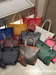 2025 new tote bags, Goya women's bag, European and American Y-shaped printed shopping bag, large capacity quantum mother bag in stock