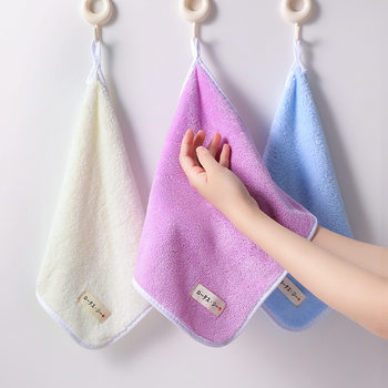 Children's handkerchief towel cotton candy wash face soft skin absorbent multi-use small towel in stock factory wholesale