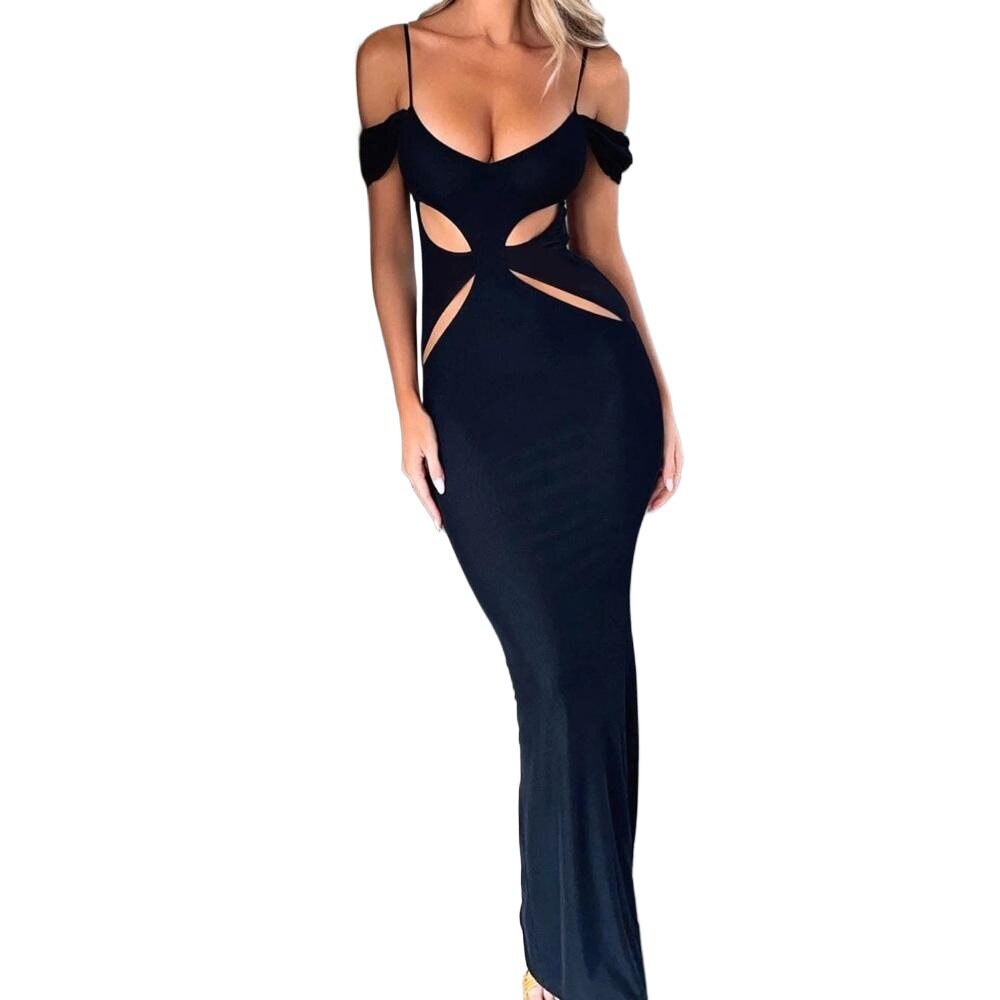 Elegant High Waisted Maxi Dress Spring Summer Collection Chic Design Perfect for Parties Wholesale Available