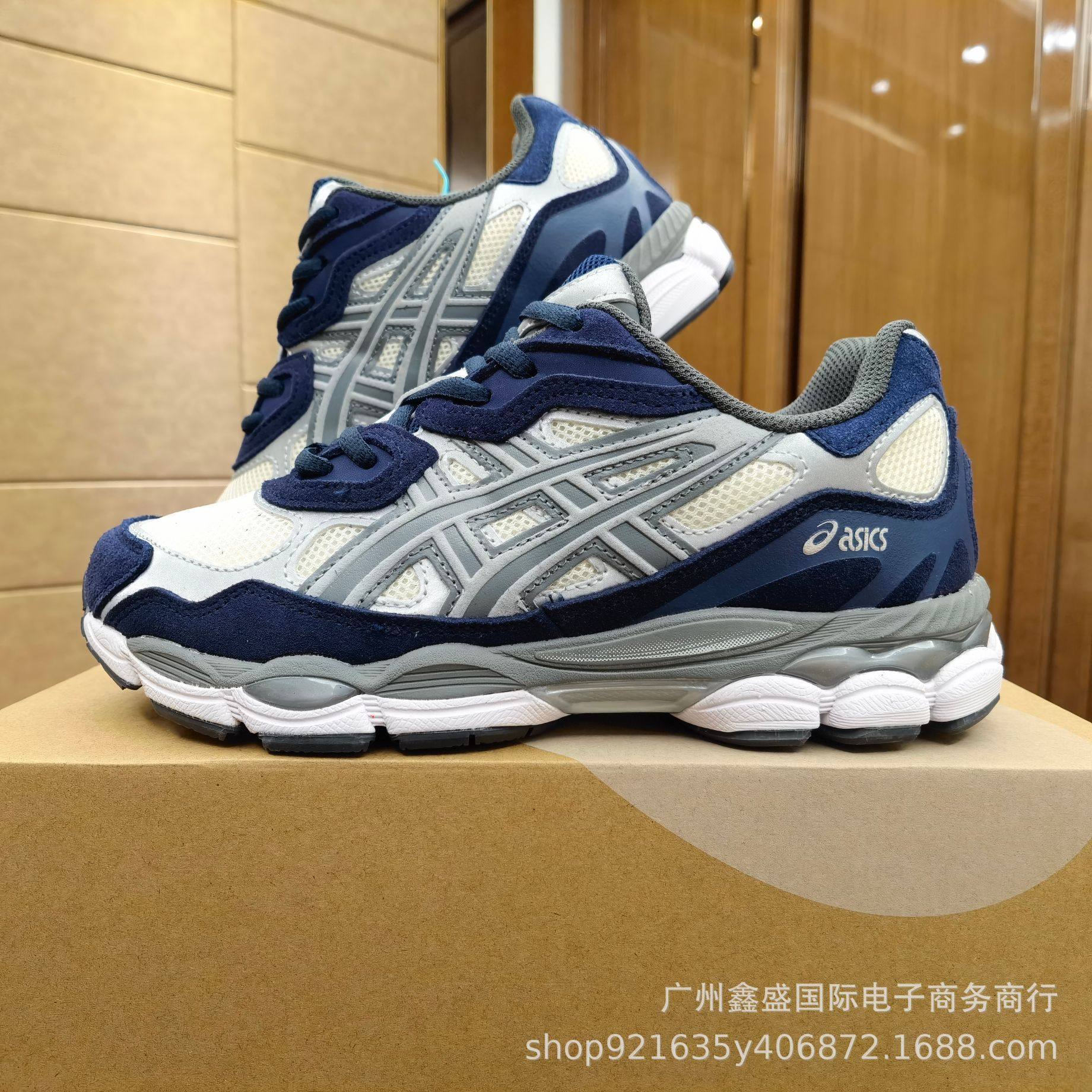 Putian's new Gel-NYC wear-resistant splicing mesh breathable dad shoes non-slip cushioning low-top running shoes