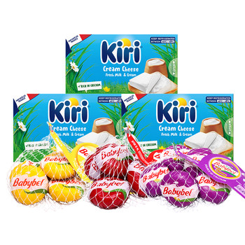 Kiri Kairui Spreadable Cheese Ready-To-Eat Cheese 97.8g*3 + Little Belle Cheese 10 Pieces Other Sealed