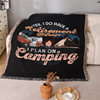 Outdoor camping campfire blanket black dark sofa single seat blanket camping tent blanket blanket