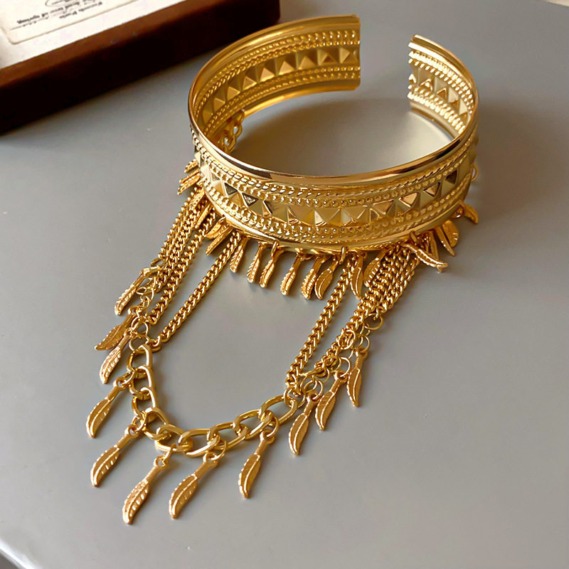 欧美跨境简约时尚手镯臂环小众冷淡风气质手环高级感百搭手饰批发