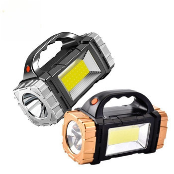 Flashlight new multifunctional portable lamp outdoor solar rechargeable LED lighting portable portable portable lamp