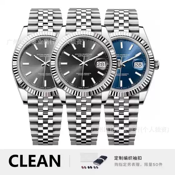 Factory Direct Sales C Factory Log Mechanical Watch Log Watch Men's Waterproof Luminous 904L Stainless Steel Strap Calendar Men's Watch