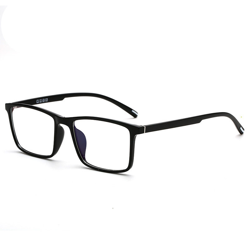 Junbo new TR90 frame myopia glasses frame ultra light memory flat glasses men's business glasses