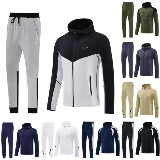 Long pull hat Riyadh Paris jacket Jersey AC Marseille training suit jacket coat long sleeve suit Football suit