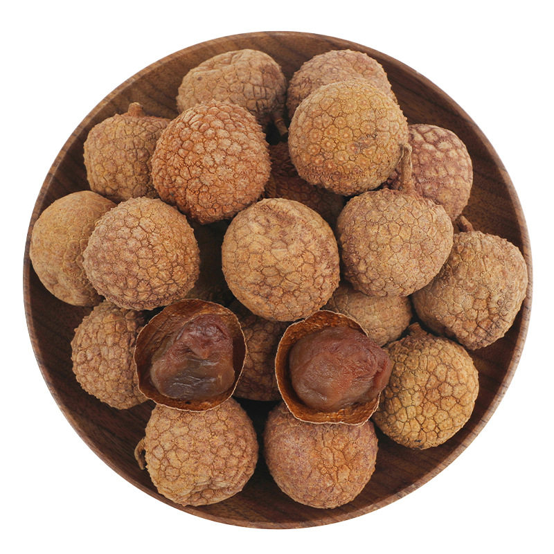 25 Years New Arrival Soft and Thick-Fleshed Lychee Dried with Shell Dried Fruit Large and Plump Pure Sweet Glutinous Rice Lychee Dried Without Additives