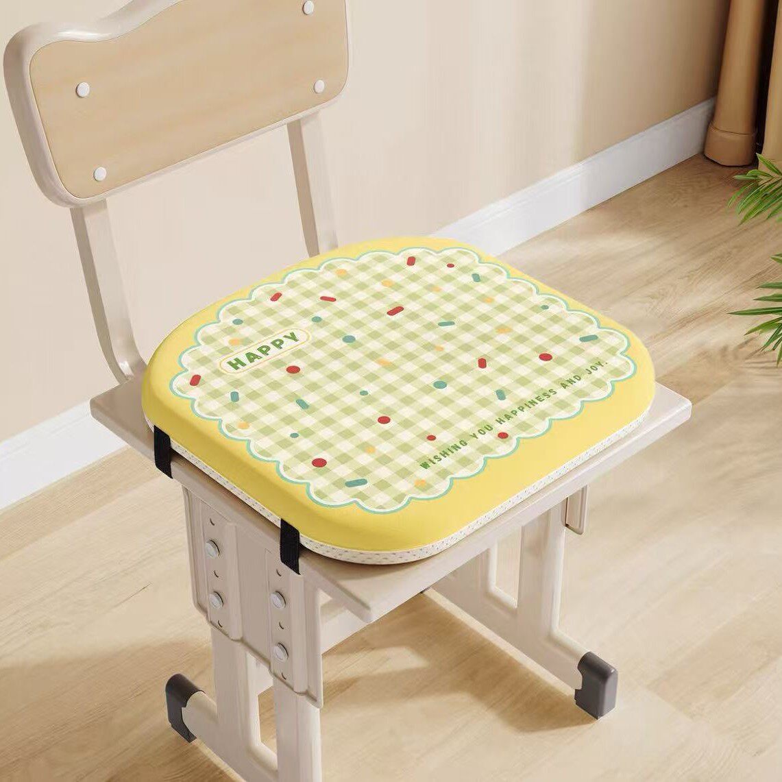 Thickened Student Cushion Memory Foam Rectangular Chair Bench Classroom Learning Non-Slip Special Stool Cushion Wholesale