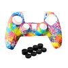 New Product Ps5 Handle Cover Game Handle Skin Accessories Ps5 Silicone Protective Cover Camouflage Particle Handle Cover