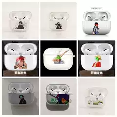 Open Cover and Light Cartoon AirPods Pro2 Generation Headphone Case Pro5 Generation Protective Case Apple 3Rd Generation Soft Shell 4