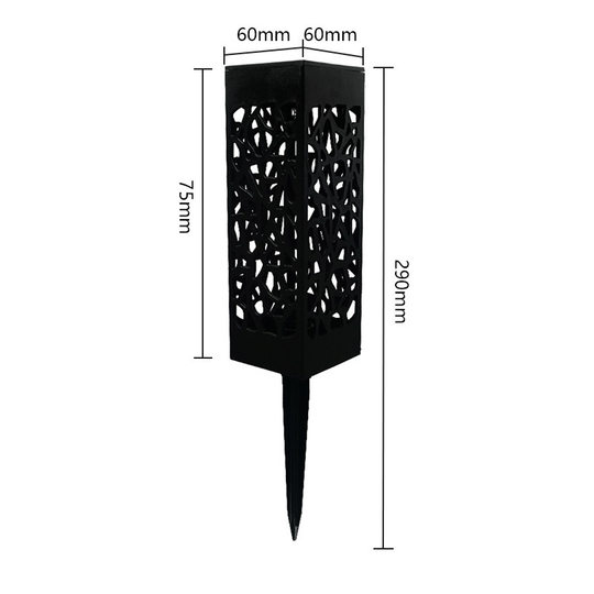 Cross-Border Solar Lawn Lamp Outdoor Waterproof Cut Out Lamp Led Garden Courtyard Lamp Ground Plug Light Shadow Landscape Lamp