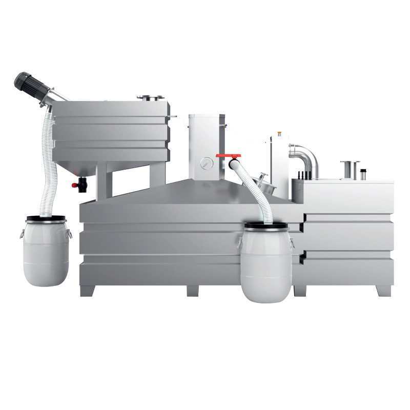 Integrated Small Grease Separator Equipment for Commercial Kitchens, Hotels, and Catering, Stainless Steel Fully Automatic Grease Separator