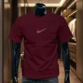 1064 wine red 230g pure cotton