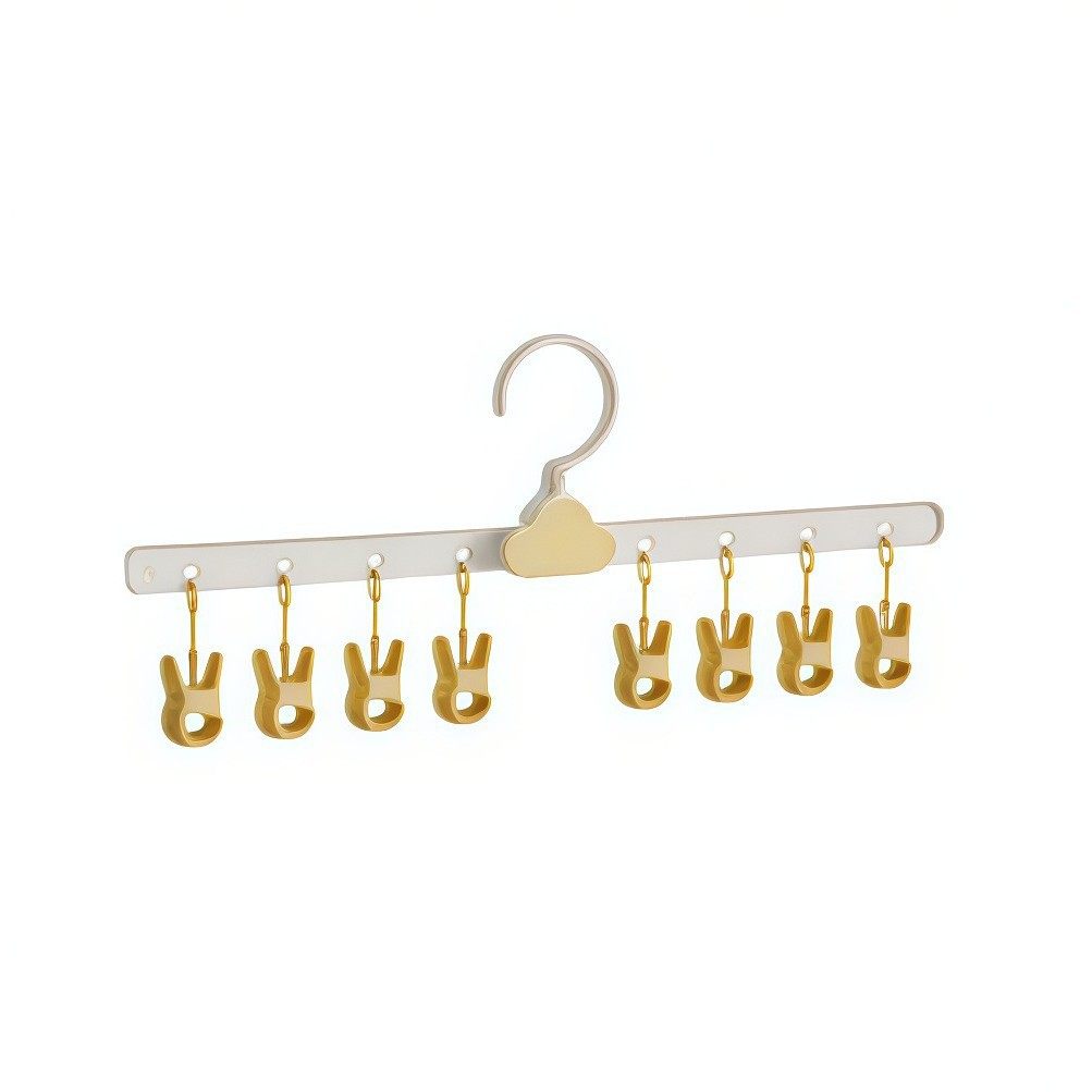 Baby Socks Drying Rack Children's Clothes Hanger Home Balcony Multifunctional Newborn Multi-Clip Rack