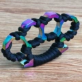 Thickened zinc alloy colored fully wrapped rope (weight about 170g)