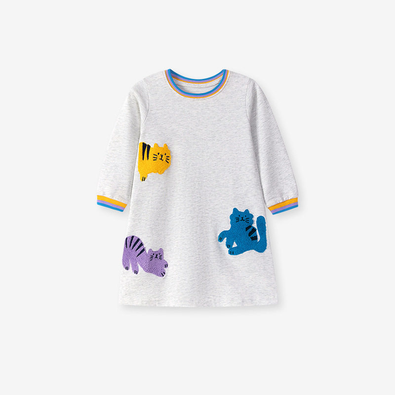 Girls' Long-Sleeve Dress Wholesale, Autumn Cute Kids' Dress