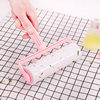 Jingdeli large-size home sticky roller sticky dust collector dust removal roller brush hair removal roller with oblique tear paper core