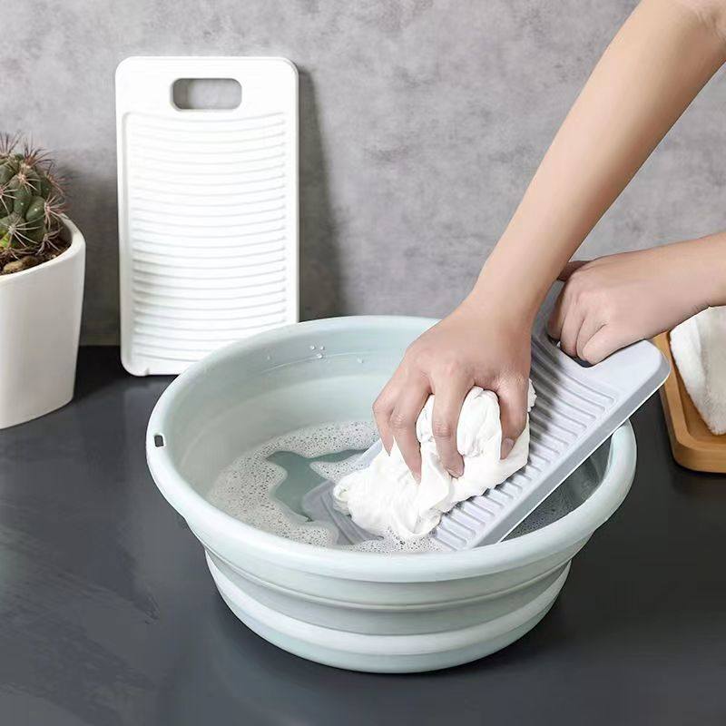 Thickened Washing Board Hand Washing Non-slip Washing Board Mini Household Punishment Dormitory Washing Clothes Washing Board Artifact for Kneeling