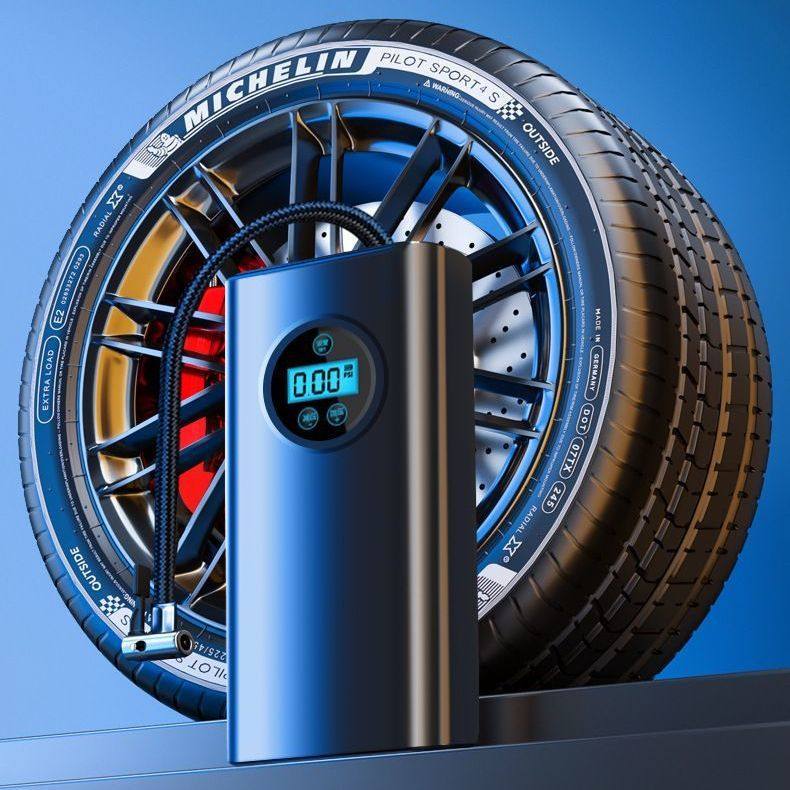 Car Air Pump, Small Car Air Pump, Portable Digital Display Air Pump, Electric Air Pump Supply Chain Wholesale