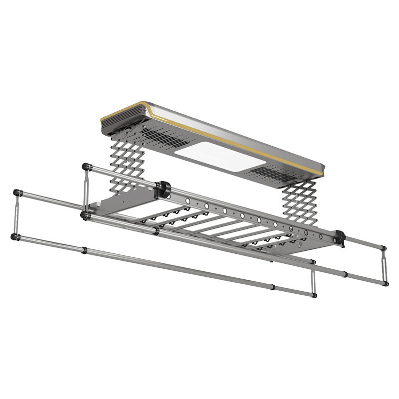 Dege Li Double Bracket Crossbar Electric Clothes Drying Rack Drying Remote Control Lifting Smart Clothes Dryer for Home Use