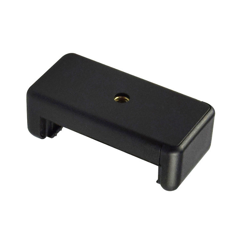 手机直播支架夹子配件手机夹360度旋转夹一字夹E字夹双孔伸缩夹子