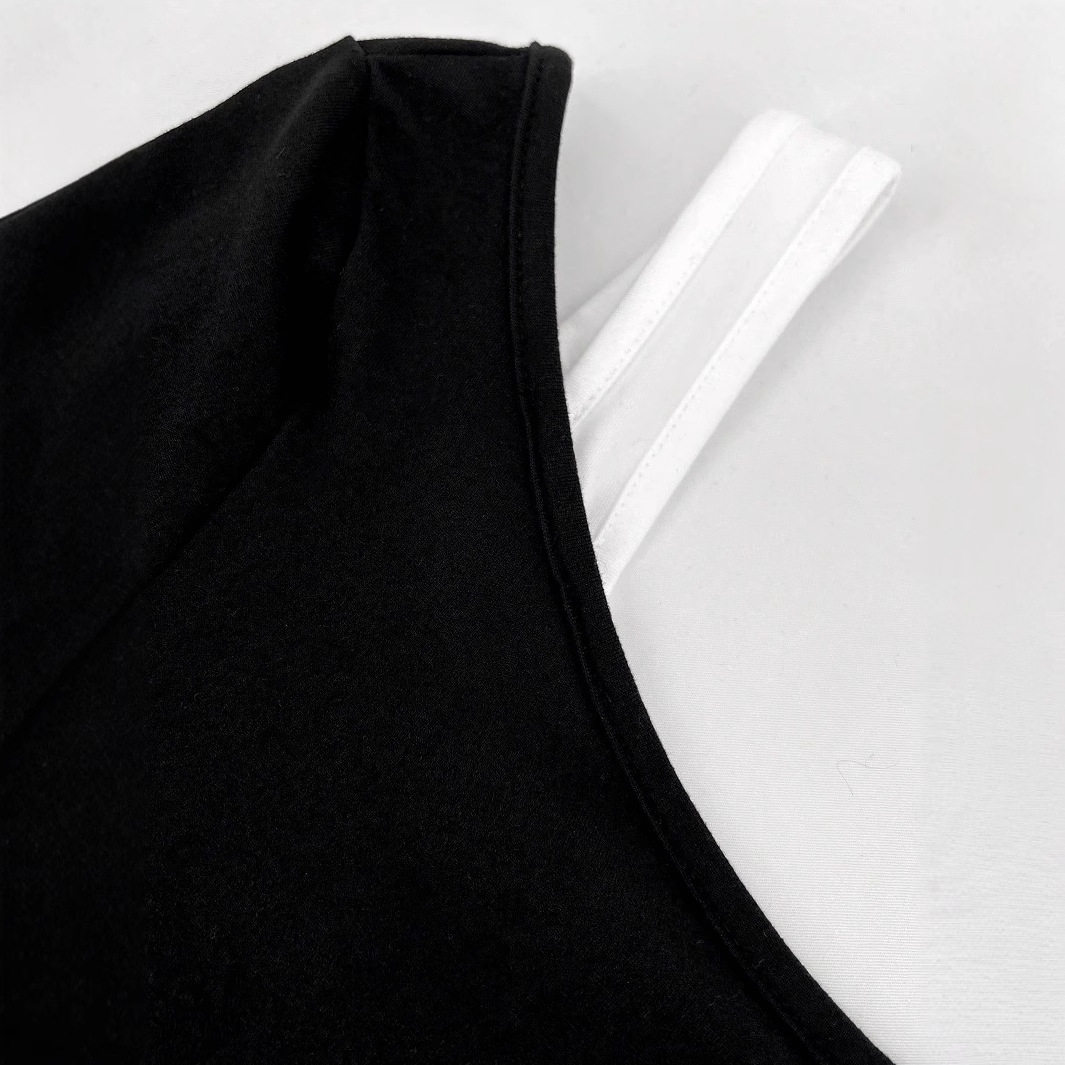 Womens Slim Fit Color Block Long Sleeve T Shirt Trendy Design Comfortable Fabric Perfect for Casual Wear Wholesale