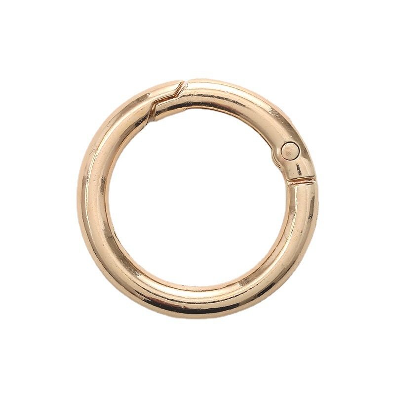 Zinc Alloy Spring Ring Lobster Clasp Door Buckle Keychain Version Buckle Accessories Clog Shoe Large Ring Material Heart Shape