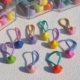 Children's rubber band head rope hair cute high ponytail cartoon hair ring little girl braid high elasticity does not hurt hair