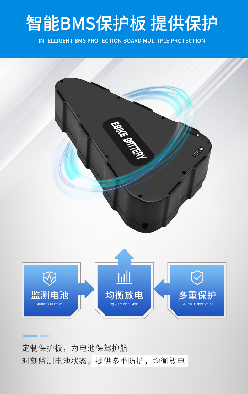 48V20Ah三角形锂电池组