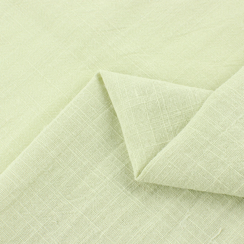 In Stock 120g Washed Slub Fabric, 100% Cotton Slub Fabric, Children's Clothing Shirt, Horse Face Skirt, Fashion Pure Cotton Fabric