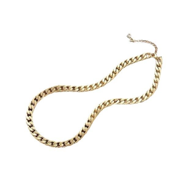 Stainless Steel Electroplated 14K Gold European and American Cross-border Hot Heavy Industry High-grade Necklace for Men and Women Fashion Joker Jewelry