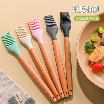 Silicone Oil Brush Home Baking Barbecue Brush Kitchen Cooking Silicone Brush Bread Pancake Oil Brush Sweep Wholesale