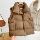 Осенне-зимний короткий пуховый хлопчатобумажный жилет, новая женская корейская версия свободного и тонкого жилета с небольшим ароматом, универсальная куртка-тренд mini 1