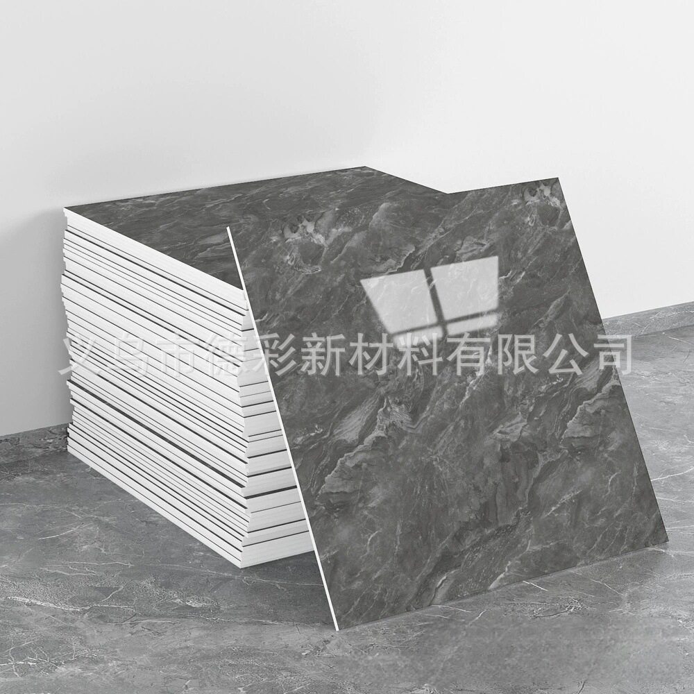 自粘防水仿瓷砖墙贴铝塑板翻新装饰遮丑大理石厨房墙面贴纸卫生间