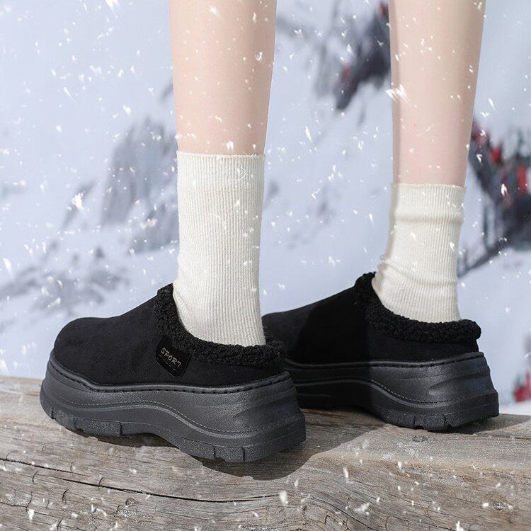 2025 New Cross-Border Export Large Size Thick-Soled Cotton Slippers Large Size Couple Model 36-45 Amazon Temu Dropshipping