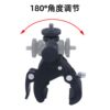 Action Camera Pan/Tilt Bracket Bicycle Clip 360-Degree Rotating Fixed Clip Bicycle Rotating Powerful Fixed Clip