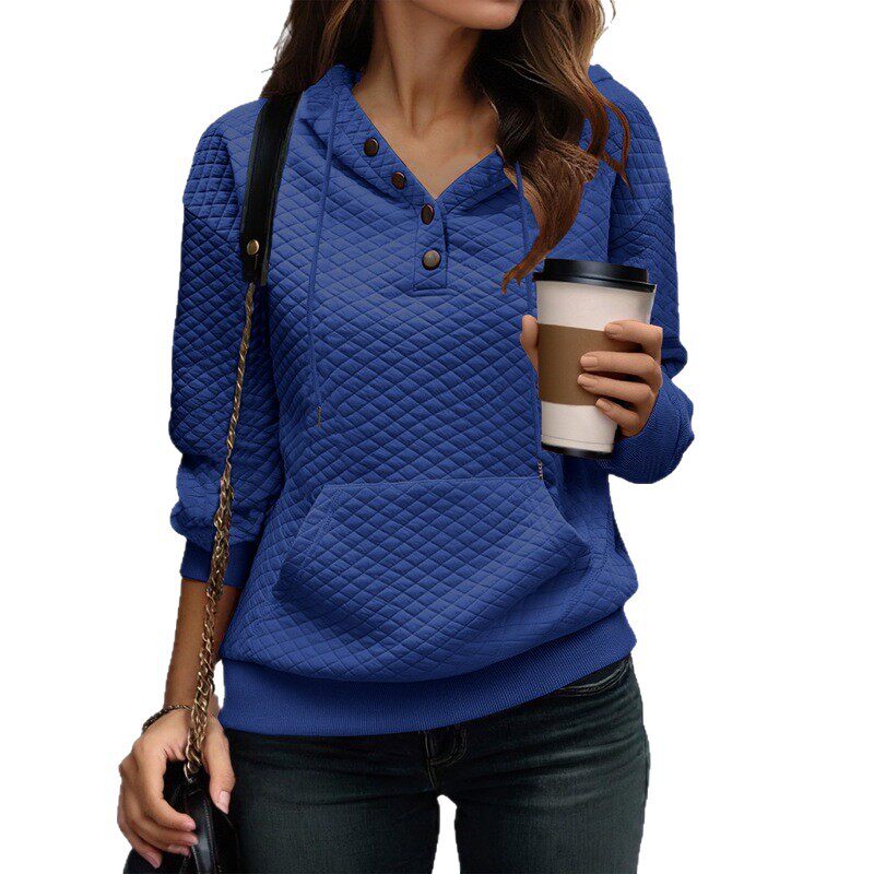 Autumn Long Sleeve Cardigan Solid Color Button Detail Lightweight Casual Wear Versatile Layering Wholesale