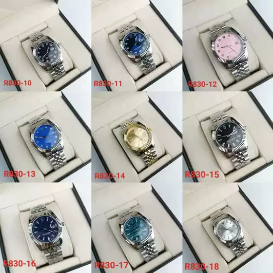 Classic Foreign Trade Wholesale Log Non-mechanical Men's Quartz Watch Stainless Steel Belt Waterproof Luminous Quartz Women's Watch Men