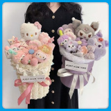 Бесплатная доставка креативная кукла Hello kitty hello kitty кукла с рисунком из мультфильма готовый букет подарок на день рождения для подруги и подруг