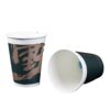 Customized Paper Cups, Disposable Cups with Printed Logo, Custom-Made Thickeneded Milk Tea Cups, Wholesale Cola Advertising Paper Cups