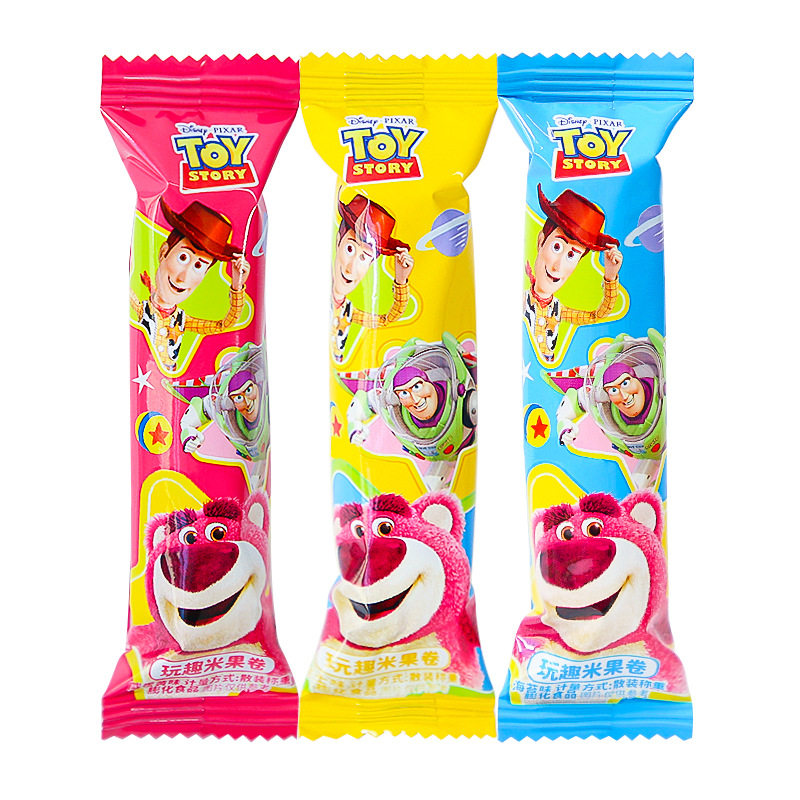 Disney Fun Rice Cracker Rolls Seaweed Cheese Cartoon Lotso Kindergarten Children Sharing Snacks Bulk