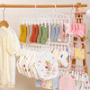Drying multi-clip hanger children's multi-functional windproof socks clip drying hanger clothing saliva towel hat storage clip