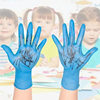 Children's Food Grade Disposable Protective Gloves Nitrile Latex Nitrile Rubber Thickeneded Student Painting Plus Small Size XS