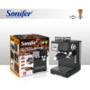 Cross-Border European Coffee Machine Semi-Automatic Espresso Machine Grinding Brewing Steam Espresso Machine