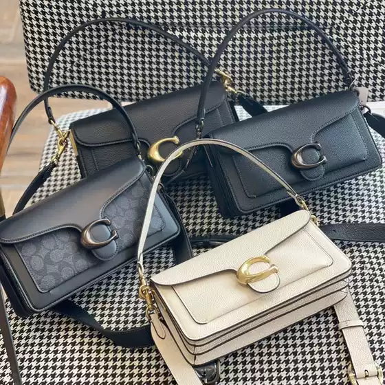 Fall Winter New C Brand Women's Bag Tabby 26 Shoulder Crossbody Underarm Handbag Monogram Genuine Leather Small Square Bag