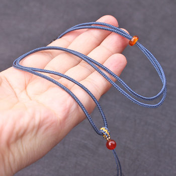 2mm pendant lanyard strong comfortable necklace rope jewelry Jade neck rope men and women Gold brave rope wholesale